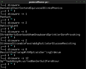 Create memorizable passphrases from wordlists and various sources of randomness