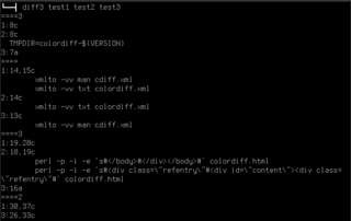 File comparison utilities