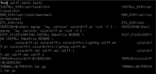File comparison utilities