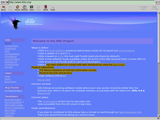 Small and fast web browser