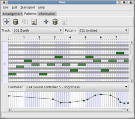 Integrated MIDI piano roll editor and sequencer engine