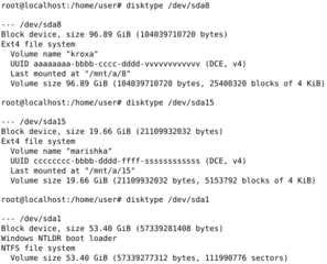 detection of content format of a disk or disk image