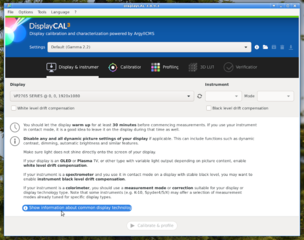 Tab "Display and Instrument"