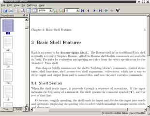Viewer for the DjVu image format