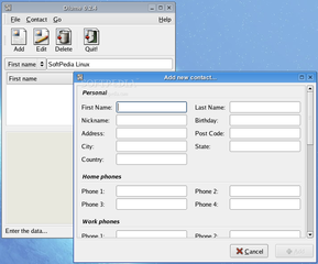 simple and easy to use addressbook (GTK+)