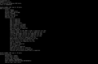 info about devices in system