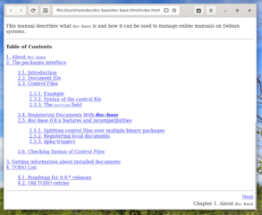 utilities to manage online documentation