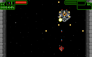 Little shoot-'em-up arcade game for one or two players