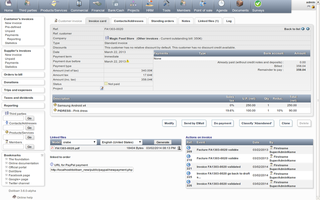 Web based software to manage a company or foundation
