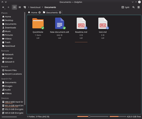 Nextcloud integration for Dolphin