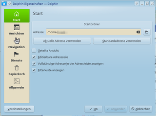 Dolphin 16.08.03, KDE-Plasma, properties