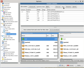 twin-panel (commander-style) file manager (GTK2)