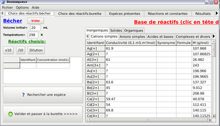 simulator for chemical mixtures