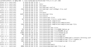 Debian package management system