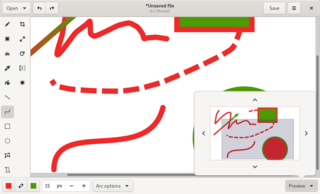 simple drawing application for the GNOME desktop