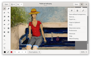 simple drawing application for the GNOME desktop