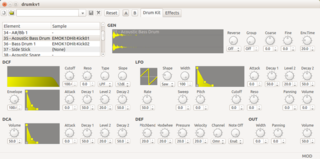 old-school drum-kit sampler - standalone