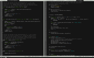 small and easy to use console text editor