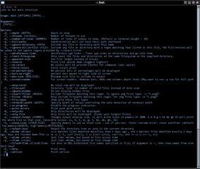 du + rust = dust. Like du but more intuitive.