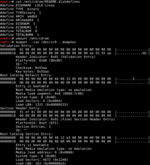 dump information about bootable CDs and other similar formats