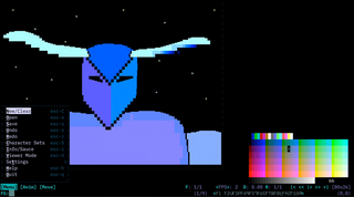 versatile ASCII and ANSI Art text editor for drawing in terminal