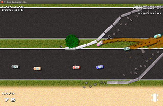 tile-based 2D racing game