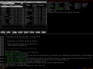 Tiling window management for the console