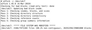 Check for bad blocks and add them to the badblock list