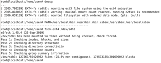 fsck.ext4 /dev/sdh3