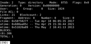 ext2/ext3/ext4 file system utilities