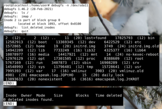 ext2/ext3/ext4 file system utilities