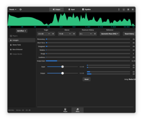 Audio effects for PipeWire applications