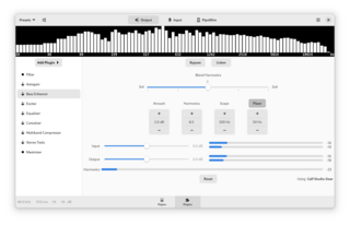 Audio effects for PipeWire applications