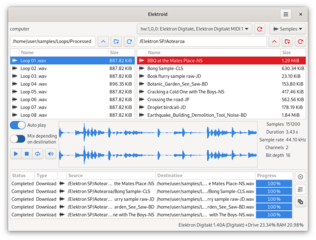 Sample and MIDI device manager