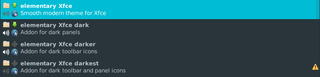 elementary icon theme modified for Xfce