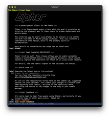 friendly gopher and gemini client