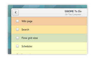 minimalistic personal task manager designed to fit GNOME desktop