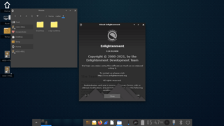 X11 window manager based on EFL