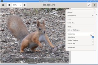 Eye of GNOME graphics viewer program