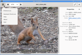 Eye of GNOME graphics viewer program