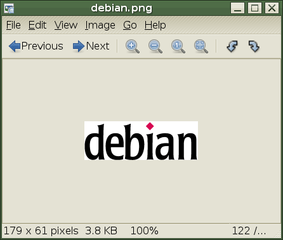 Eye of GNOME graphics viewer program