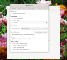Menu-Preferences-General