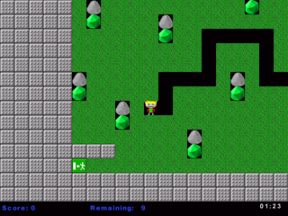 clone of Boulder Dash game