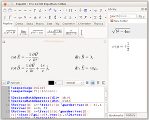 main window of equalx