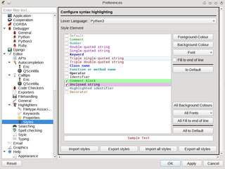 full featured Python IDE