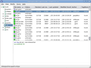 frontend for the Subversion revision system written in Qt