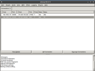 Multipurpose sniffer/interceptor/logger for switched LAN