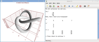 interactive mathematical programming environment