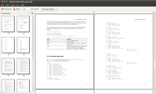 Document (PostScript, PDF) viewer