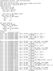utility to monitor Linux input device events